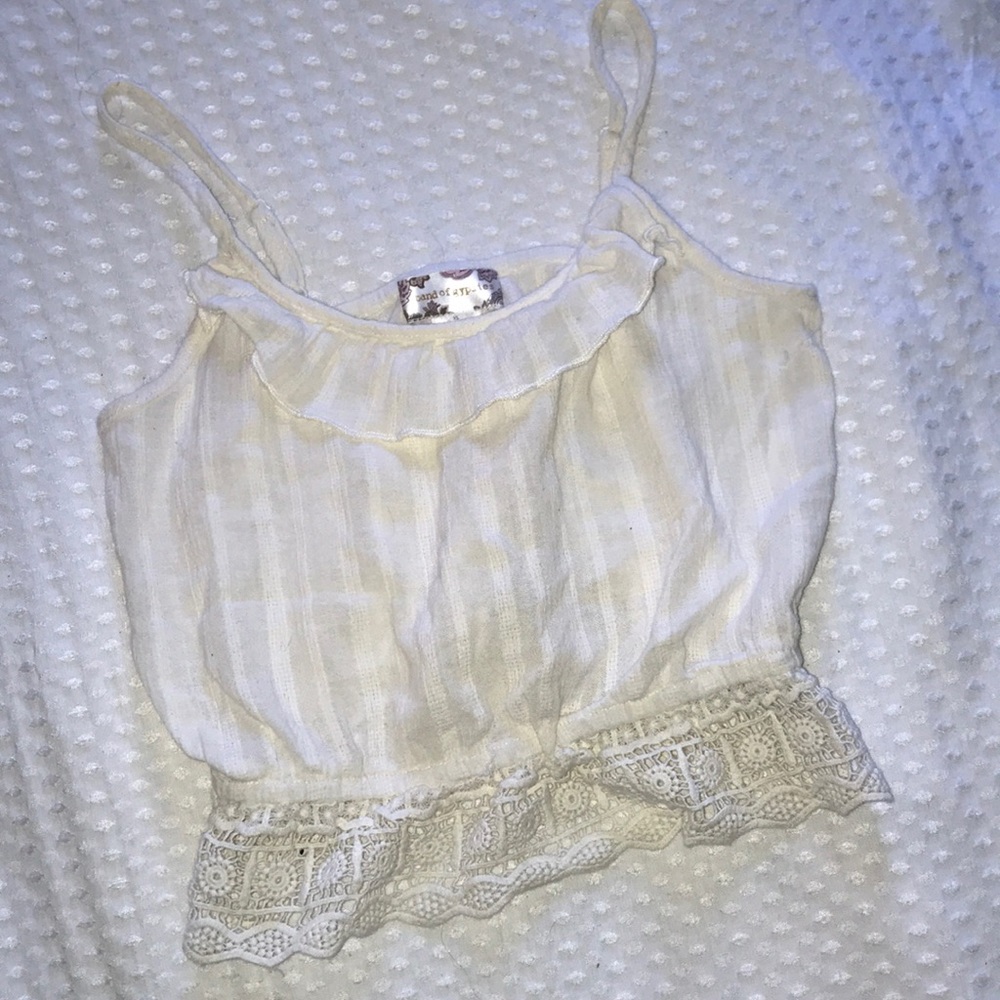 White Crop Top